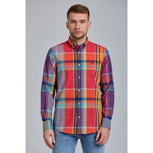 KOŠEĽA GANT D2. REG COLORFUL MADRAS BD ružová XL