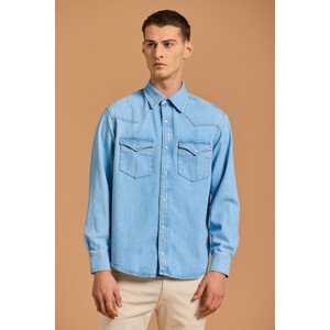 KOŠEĽA GANT D2. REL DENIM WESTERN TOWN modrá XL