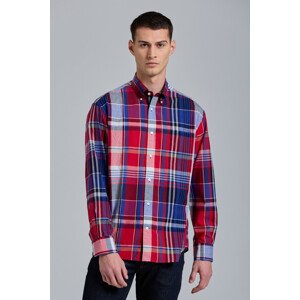 KOŠEĽA GANT D1.REL WASHED POPLIN CHECK BD červená S