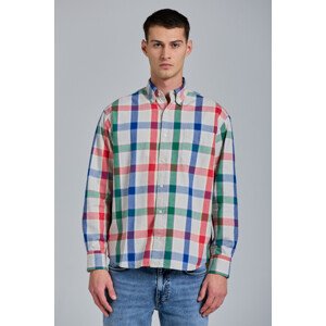 KOŠEĽA GANT D1. REL OXFORD CHECK BD biela XL