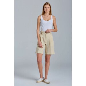 ŠORTKY GANT D2. HW LINEN BLEND LONG SHORTS biela 38