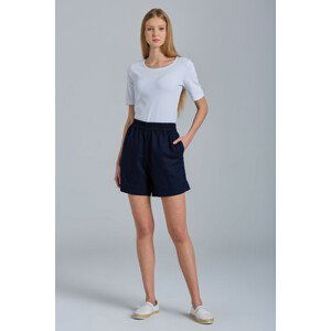 ŠORTKY GANT D2. LINEN VISCOSE PULL-ON SHORTS modrá 42