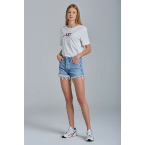 ŠORTKY GANT D1. RAW HEM DENIM SHORTS modrá 28