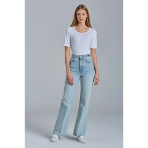 DŽÍNSY GANT D1. ICON G HW FLARE JEANS modrá 25