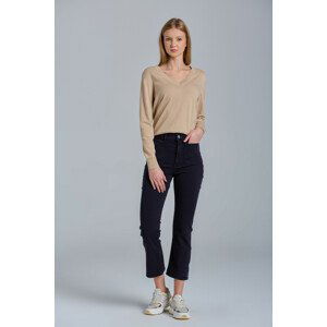 DŽÍNSY GANT D1. CROPPED FLARE COLOR JEANS modrá 27