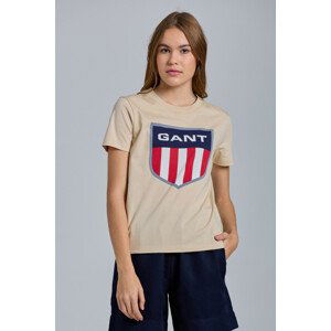 TRIČKO GANT D1. RETRO SHIELD SS T-SHIRT biela L