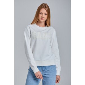 MIKINA GANT D1. GANT LOGO C-NECK SWEAT biela L