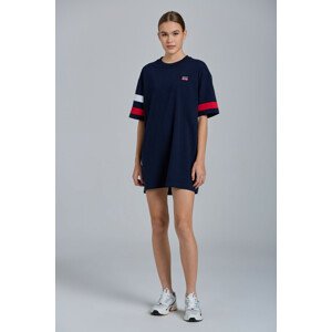 ŠATY GANT D1. RETRO LOGO SS T-SHIRT DRESS modrá XS