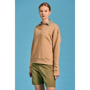 MIKINA GANT D1. ICON G ESSENTIAL C-NECK SWEAT hnedá M