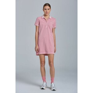 ŠATY GANT D2. SUNFADED SS POLO PIQUE DRESS ružová M