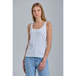 TOP GANT D1. 1X1 RIB TANK TOP biela M