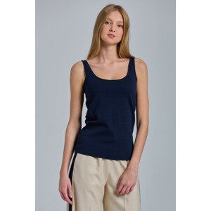 TOP GANT D1. 1X1 RIB TANK TOP modrá S