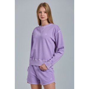 MIKINA GANT D2. SUNFADED C-NECK SWEAT fialová XS