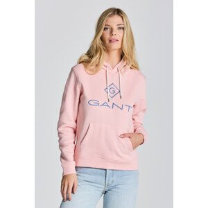 MIKINA GANT D1. COLOR LOCK UP HOODIE ružová XS