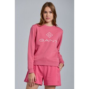 MIKINA GANT LOCK UP C-NECK SWEAT ružová XS