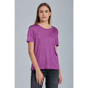 TRIČKO GANT LIGHT WEIGHT SS T-SHIRT fialová XS