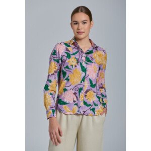 KOŠEĽA GANT D2. REG DAHLIA PRINT SHIRT fialová 36