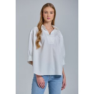 KOŠEĽA GANT D1. LUX POPLIN POPOVER SHIRT biela 42