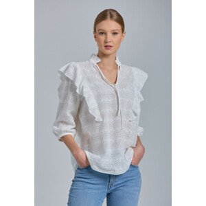 TOP GANT D2. BRODERIE ANGLAISE TOP biela 34