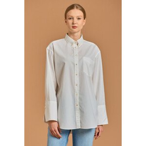 KOŠEĽA GANT D1. RELAXED WIDE CUFF SHIRT biela 42