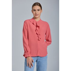 KOŠEĽA GANT D1. FLOUNCE BLOUSE ružová 38