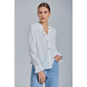 KOŠEĽA GANT D1. FLOUNCE BLOUSE biela 40