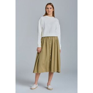 SUKŇA GANT D1. PP LYOCELL SKIRT zelená 34