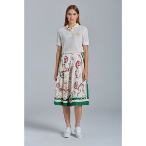 SUKŇA GANT D1. SAILING PRINT PLEATED SKIRT biela 34