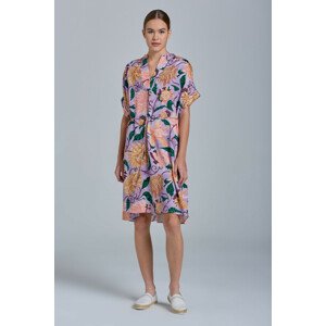 ŠATY GANT D2. DAHLIA PRINT DRESS fialová 34