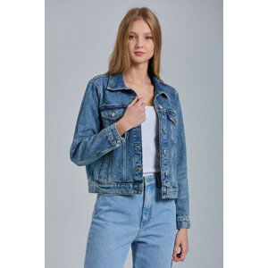 BUNDA GANT D1. DENIM TRUCKER JACKET modrá S