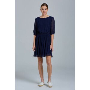 ŠATY GANT D2. BOATNECK DRESS modrá 36