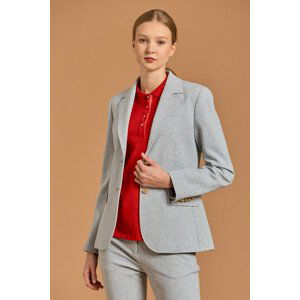 SAKO GANT D1. SLIM JERSEY BLAZER šedá 34