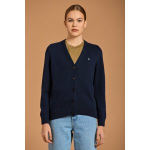 SVETER GANT D1. ICON G COTTON CARDIGAN modrá L