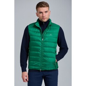 VESTA GANT THE LIGHT DOWN GILET zelená S