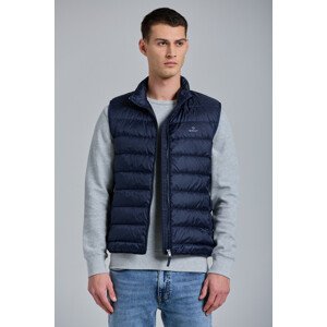 VESTA GANT THE LIGHT DOWN GILET modrá XL