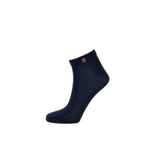 PONOŽKY GANT D2. VISCOSE ANKLE SOCKS modrá None