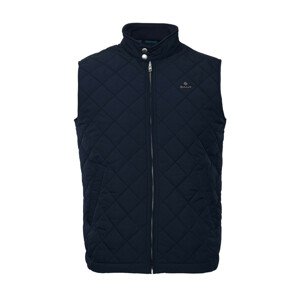 VESTA GANT D1. QUILTED WINDCHEATER VEST modrá M