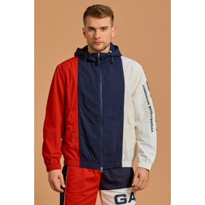 BUNDA GANT D1. RETRO SHIELD BLOCK HOOD JACKET modrá XXL