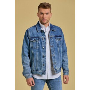 BUNDA GANT D1. DENIM TRUCKER JACKET modrá S