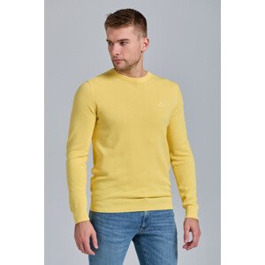 SVETER GANT COTTON PIQUE C-NECK žltá XL