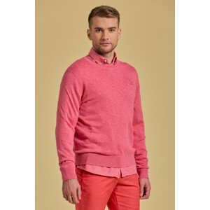 SVETER GANT D2. COTTON LINEN C-NECK ružová XXL