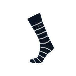 PONOŽKY GANT D1. BRETON STRIPE RIB SOCKS 1-PACK modrá None