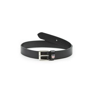 OPASOK GANT D1. RETRO SHIELD LEATHER BELT čierna 90