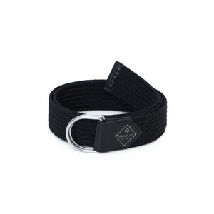 OPASOK GANT D1. DIAMOND G WEBBING BELT čierna L/XL