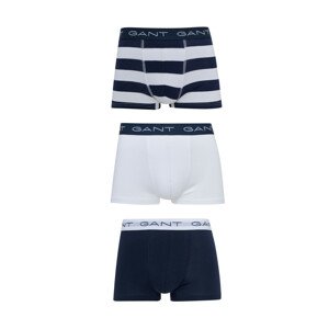 SPODNÁ BIELIZEŇ GANT RUGBY STRIPE TRUNK 3-PACK modrá XXL