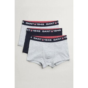 SPODNÁ BIELIZEŇ GANT BOY'S TRUNK 3-PACK šedá 122/128