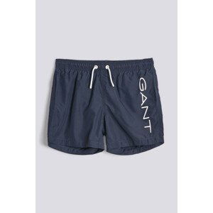 PLAVKY GANT LOGO LIGHTWEIGHT BOY'S SWIM SHORTS modrá 176