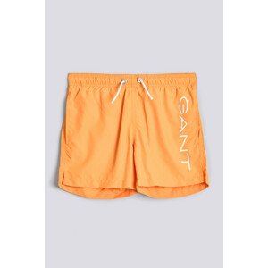 PLAVKY GANT LOGO LIGHTWEIGHT BOY'S SWIM SHORTS oranžová 122/128