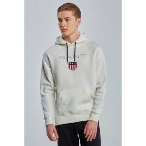 MIKINA GANT SHIELD HOODIE biela S