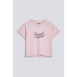 TRIČKO GANT D2. SCRIPT SS T-SHIRT fialová 146/152